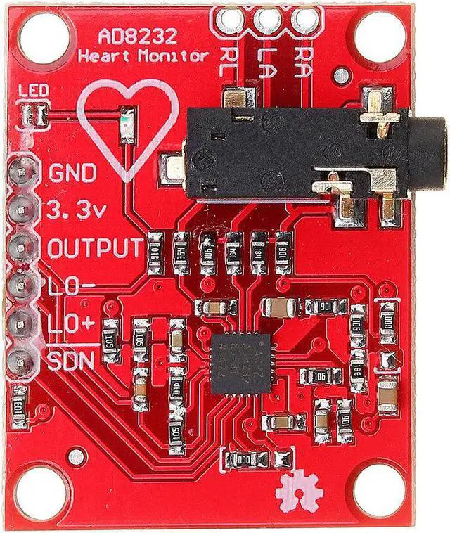 Alt view image 5 of 5 - AD8232 Measurement Pulse Heart Monitoring Heartbeat Sensor Module Monitor Devices
