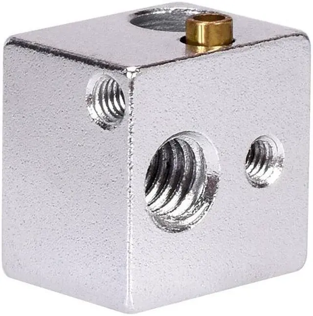 Alt view image 2 of 4 - V5 Heater Block with/without V5 Silicone Socks ForJ-head HotendMega I3 Mega-S Hotend Parts vs V6 Hotend 3D Printer Parts