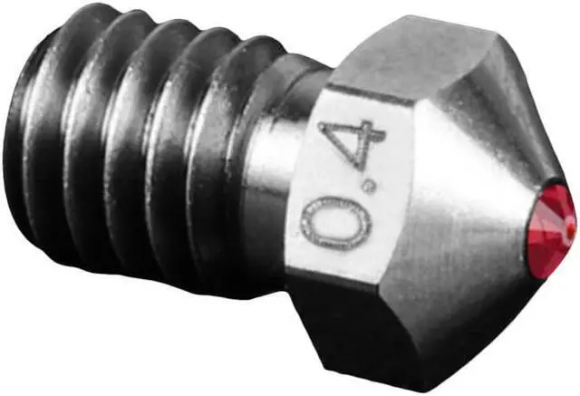 Alt view image 2 of 5 - 3Pcs Dotbit 0.4mm V6 Ti Alloy Ruby Nozzle Compatible with PETG ABS PEI PEEK for 3D Printer