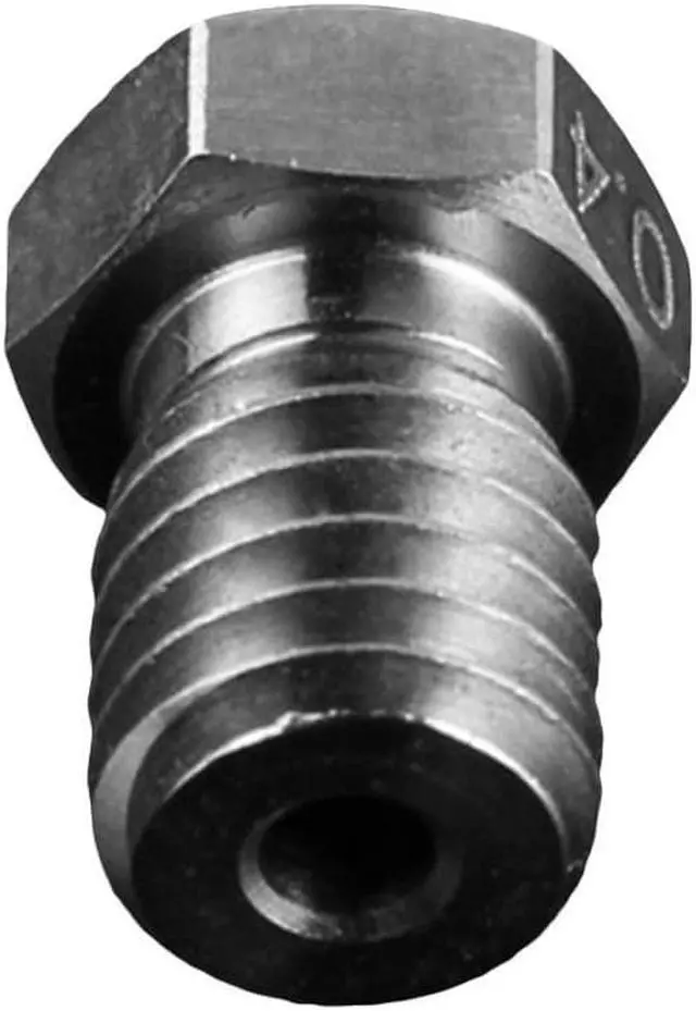 Alt view image 3 of 5 - 3Pcs Dotbit 0.4mm V6 Ti Alloy Ruby Nozzle Compatible with PETG ABS PEI PEEK for 3D Printer