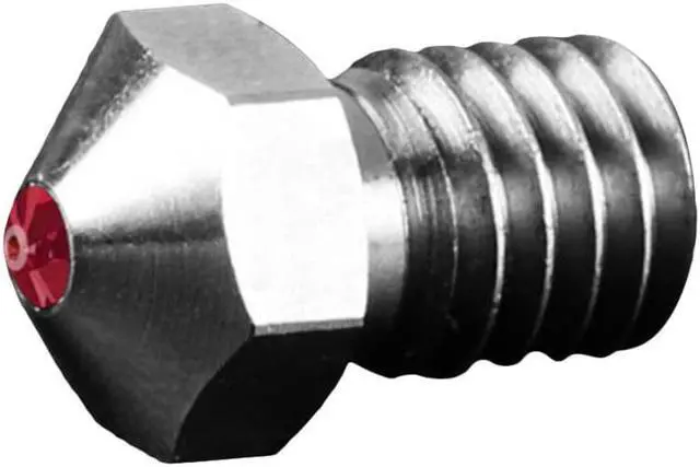 Alt view image 4 of 5 - 3Pcs Dotbit 0.4mm V6 Ti Alloy Ruby Nozzle Compatible with PETG ABS PEI PEEK for 3D Printer