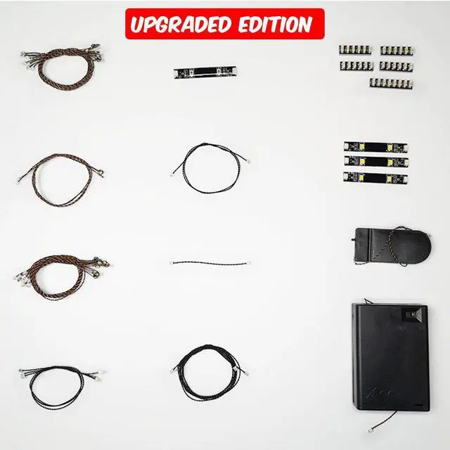 Alt view image 3 of 5 - DIY LED Light Lighting Kit ONLY For LEGO 10263 Winter Village Fire Station Building