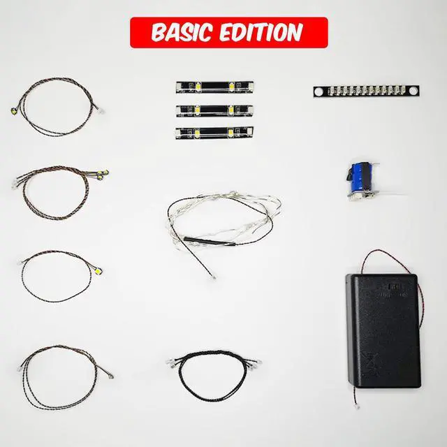 Main image of DIY LED Light Lighting Kit ONLY For LEGO 10263 Winter Village Fire Station Building