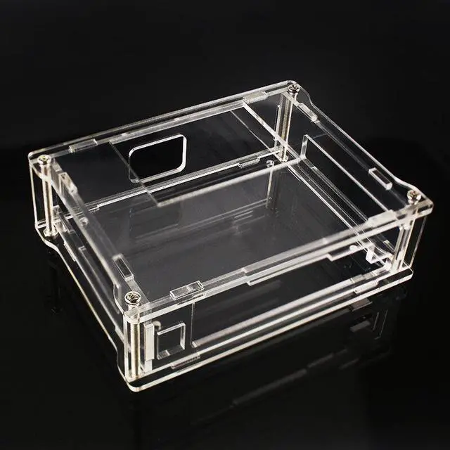 Alt view image 7 of 7 - Acrylic Case Box with Cooling Fan for NVIDIA Jetson Nano Developer Module Kit Shell Enclosure Cooler