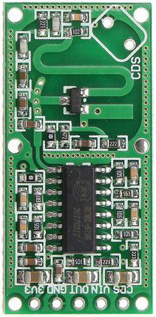 Alt view image 4 of 5 - 5pcs RCWL-0516 4-28V 3mA Microwave Radar Sensor Human Body Induction Switch Module Prober