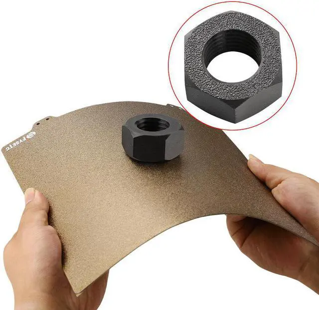 Main image of 355*355mm Golden Profiled Steel Plate + MagneticSticker B-Side + High Temperature Resistant PEI Set Kit