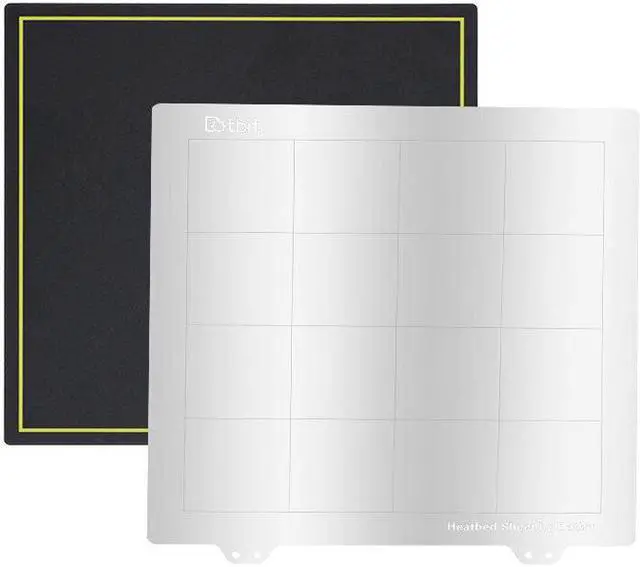 Alt view image 3 of 5 - 235*235mm Flexible Magnetic Platform Sticker+Spring Steel Heated Bed Plate For CR-10/Tornado 3D Printer