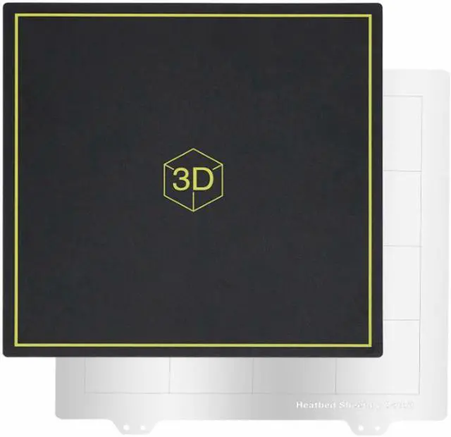 Alt view image 2 of 5 - 235*235mm Flexible Magnetic Platform Sticker+Spring Steel Heated Bed Plate For CR-10/Tornado 3D Printer
