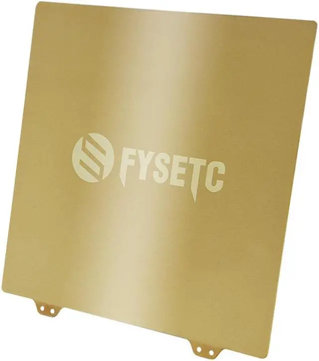 Alt view image 2 of 5 - Ender-3/3pro235*235mm Golden Profiled Steel Plate + MagneticSticker B-Side + High Temperature Resistant PEI Set Kit