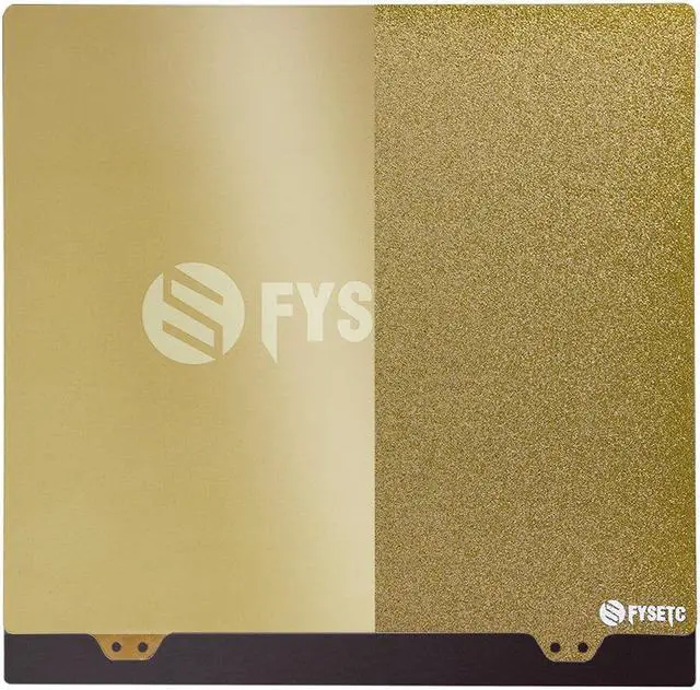 Main image of Ender-3/3pro235*235mm Golden Profiled Steel Plate + MagneticSticker B-Side + High Temperature Resistant PEI Set Kit