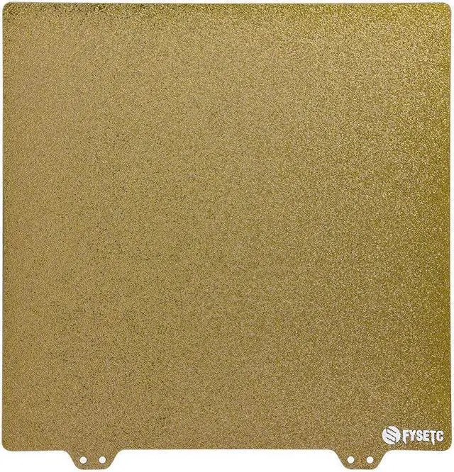 Alt view image 4 of 5 - Ender-3/3pro235*235mm Golden Profiled Steel Plate + MagneticSticker B-Side + High Temperature Resistant PEI Set Kit