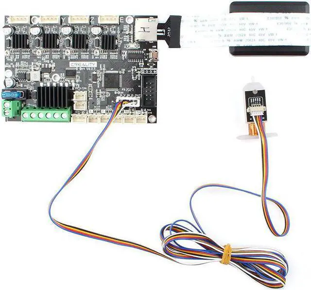 Alt view image 4 of 5 - Black/White/Transparen BL-Touch Auto Leveling Sensor Module + 1.75mm PTEF Tube + Nozzles Upgrade Kit Ender-3/Ender-3 Pro/Ender-5 Pro 3Dprinter Part