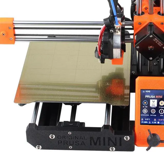 Alt view image 4 of 5 - 196.3 * 145.5 * 190mm Spring Steel Plate + PEi Kit Prusa Mini Hotbed Platform Spring Steel Plate for 3D Printer Accessories