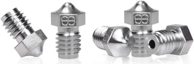Main image of 4Pcs0.4MM Phaetus V6 Nozzle for Copper Plating V6 Hotend Extruder 1.75MM Filament Suit Prusa I3 MK3 3D Printer