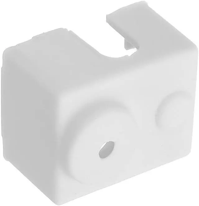 Alt view image 3 of 5 - 10pcs White Universal Hotend Block Insulation Sock Silicone Case For 3D Printer