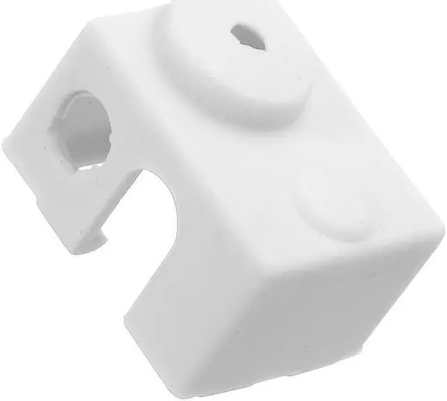 Alt view image 5 of 5 - 10pcs White Universal Hotend Block Insulation Sock Silicone Case For 3D Printer