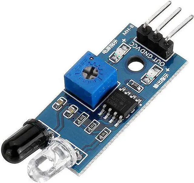 Alt view image 2 of 5 - 50pcs IR Infrared Obstacle Avoidance Sensor Module For Smart Car Robot 3-wire Reflective Photoelectric For