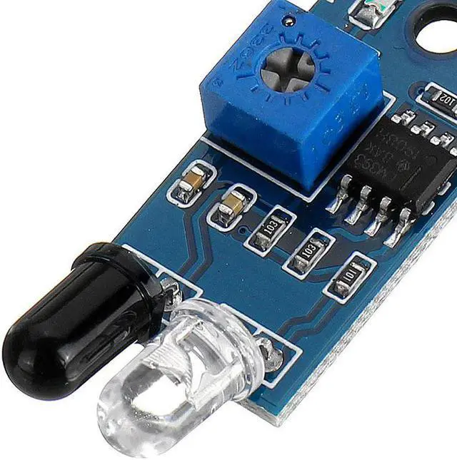 Alt view image 5 of 5 - 50pcs IR Infrared Obstacle Avoidance Sensor Module For Smart Car Robot 3-wire Reflective Photoelectric For