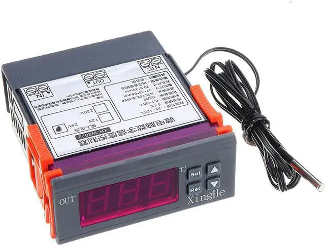 Alt view image 3 of 5 - XH-W2023 PID Temperature Controller Solid State Output 0.1 Precision Temperature Control Switch Automatic Thermostat Controller