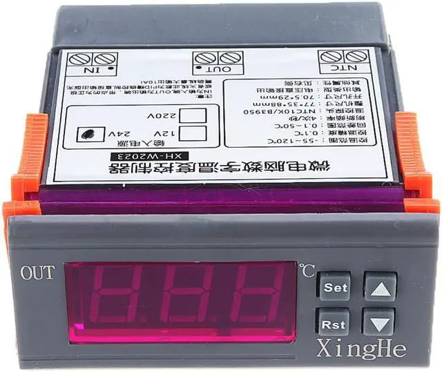 Alt view image 4 of 5 - XH-W2023 PID Temperature Controller Solid State Output 0.1 Precision Temperature Control Switch Automatic Thermostat Controller