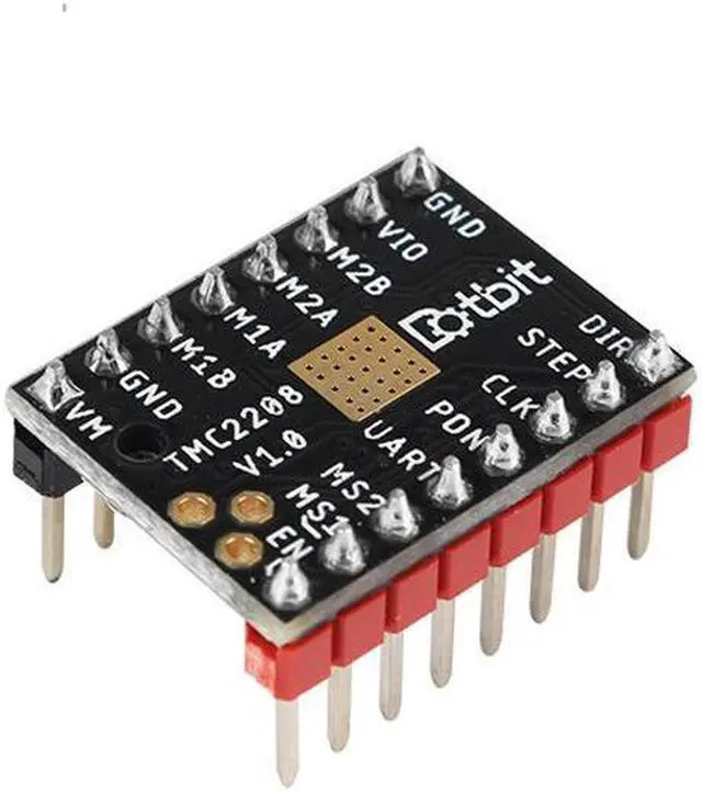 Alt view image 4 of 4 - TMC2208 V1.0 Mute 256 High Subdivision Stepper Motor Driver with Heatsink for 3D Printer