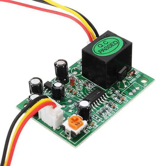 Alt view image 5 of 5 - 3pcs DC 12V 50uA 3-Wire Human Body Induction PIR IR Pyroelectric Infrared Sensor Module Relay Control Output Sensing Distance 3-5m Load Capacity 100W High Level / Low Level