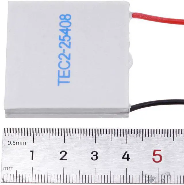 Alt view image 3 of 5 - TEC2-25408 Double Layer Heatsink Cooling Peltier TEC Semiconductor Thermoelectric Cooler 40mm*40mm*7mm