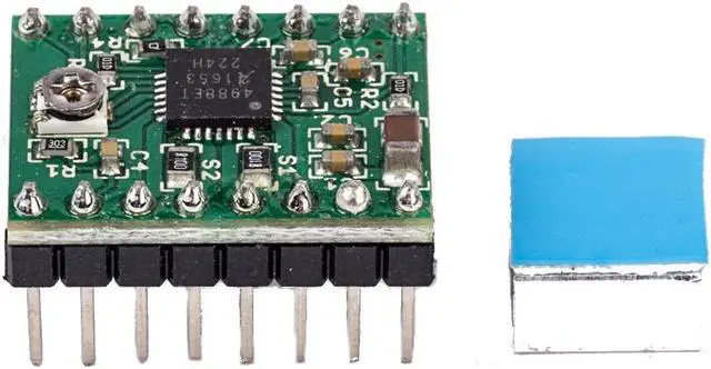 Alt view image 2 of 4 - 2PCS A4988 Reprap Stepper Motor Driver Module With Heatsink For 3D Printer