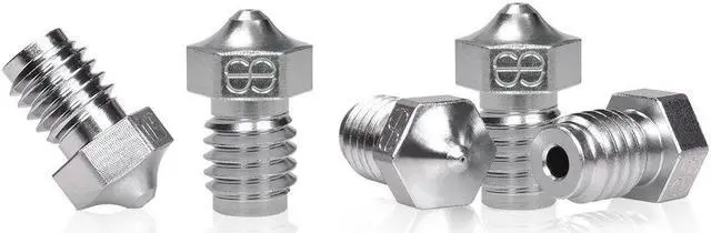 Alt view image 3 of 5 - 0.25/0.4/0.5/0.6/0.8MM Phaetus V6 Nozzle for Copper Plating V6 Hotend Extruder 1.75MM Filament Suit Prusa I3 MK3 3D Printer