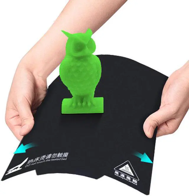 Alt view image 2 of 4 - Square 150/200/214/220/235/310mm 2Pcs A-side + 1Pcs B-side Hotbed Magnetic Sticker Flexible Platform Sticker Film for 3D Printer