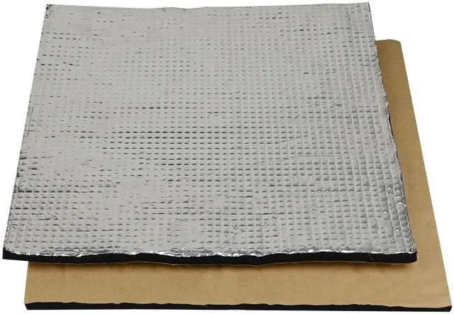 Main image of 220*220*10mm Black Foil Self-adhesive Heat Insulation Cotton with Black Glue For 3D Printer Heated Bed