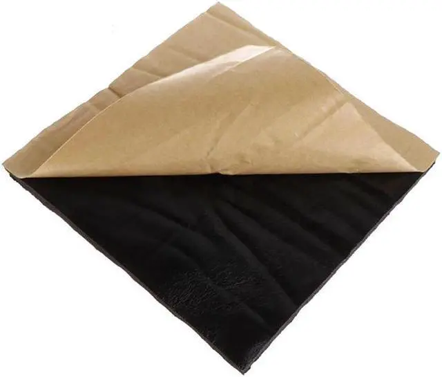 Alt view image 3 of 4 - 220*220*10mm Black Foil Self-adhesive Heat Insulation Cotton with Black Glue For 3D Printer Heated Bed