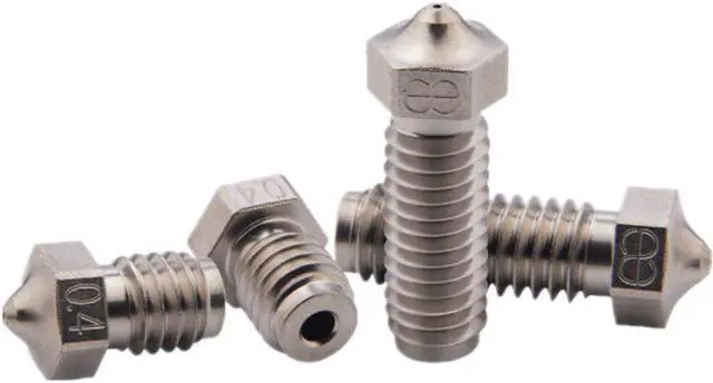 Main image of Plated Copper Nozzle 1.75mm V6 0.25/0.4/0.5/0.6/0.8mm Temperature resistance 500C for 3D Printer