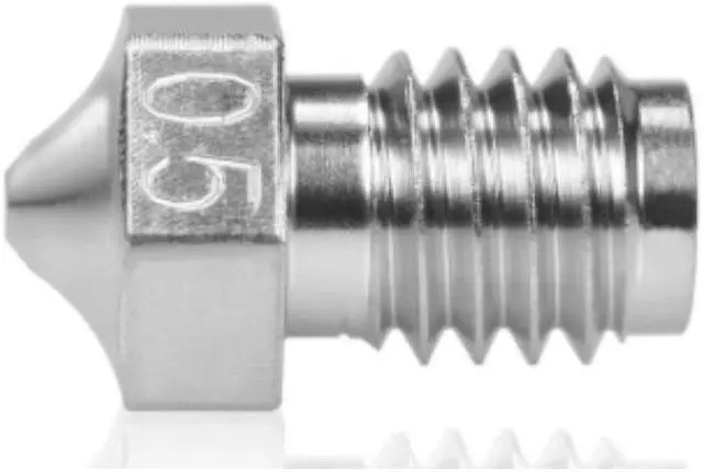 Alt view image 3 of 4 - Plated Copper Nozzle 1.75mm V6 0.25/0.4/0.5/0.6/0.8mm Temperature resistance 500C for 3D Printer