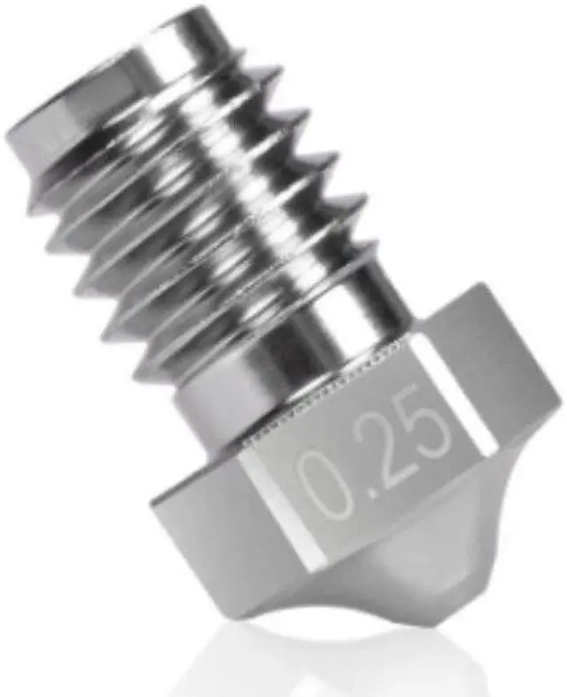 Alt view image 2 of 4 - Plated Copper Nozzle 1.75mm V6 0.25/0.4/0.5/0.6/0.8mm Temperature resistance 500C for 3D Printer