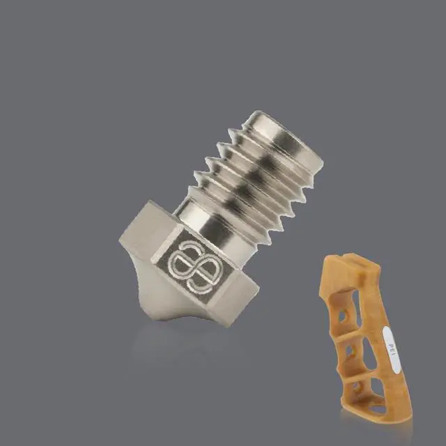 Alt view image 4 of 4 - Plated Copper Nozzle 1.75mm V6 0.25/0.4/0.5/0.6/0.8mm Temperature resistance 500C for 3D Printer
