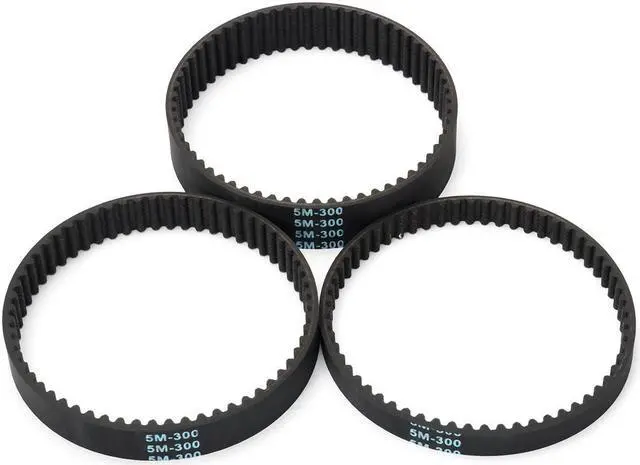 Alt view image 3 of 4 - HTD5M-300 Timing Pulley Belt Rubber Drive Arc Teeth 10/15/20mm Width 1/5'' Pitch For 3D Printer