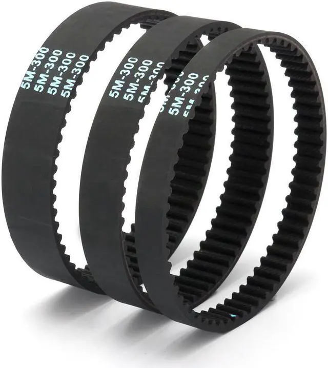 Main image of HTD5M-300 Timing Pulley Belt Rubber Drive Arc Teeth 10/15/20mm Width 1/5'' Pitch For 3D Printer