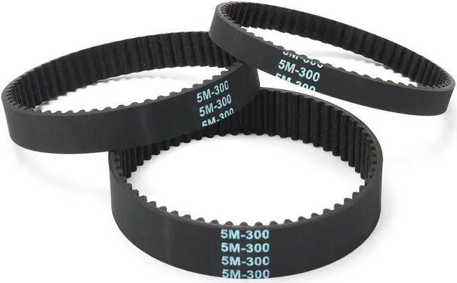 Alt view image 4 of 4 - HTD5M-300 Timing Pulley Belt Rubber Drive Arc Teeth 10/15/20mm Width 1/5'' Pitch For 3D Printer