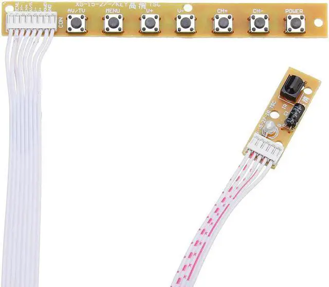 Alt view image 7 of 7 - T.SK105A.03 Universal LCD LED TV Controller Driver Board TV/PC/VGA//USB+7 Key Button+1pc Lamp Inverter