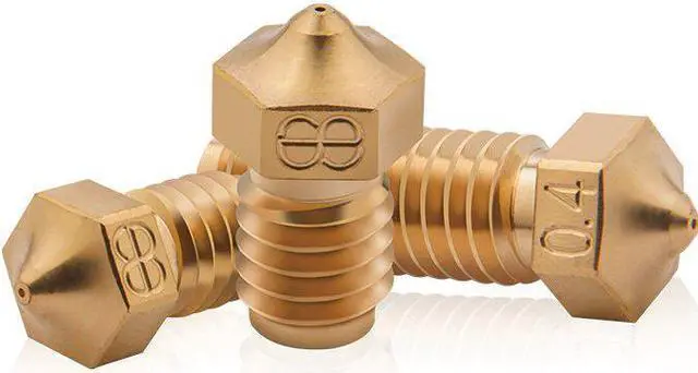 Main image of Brass Nozzle 1.75mm V6 0.2/0.4/0.5/0.6/0.8mm for 3D Printer Dragon Hotend