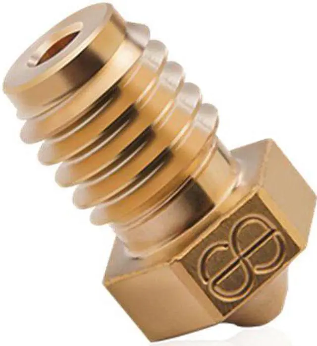 Alt view image 2 of 4 - Brass Nozzle 1.75mm V6 0.2/0.4/0.5/0.6/0.8mm for 3D Printer Dragon Hotend