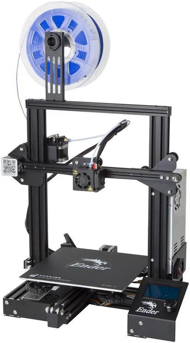 Alt view image 2 of 5 - Ender-3 3D Printer 220x220x250mm Printing Size With Power Resume Function/V-Slot with POM Wheel/1.75mm 0.4mm Nozzle