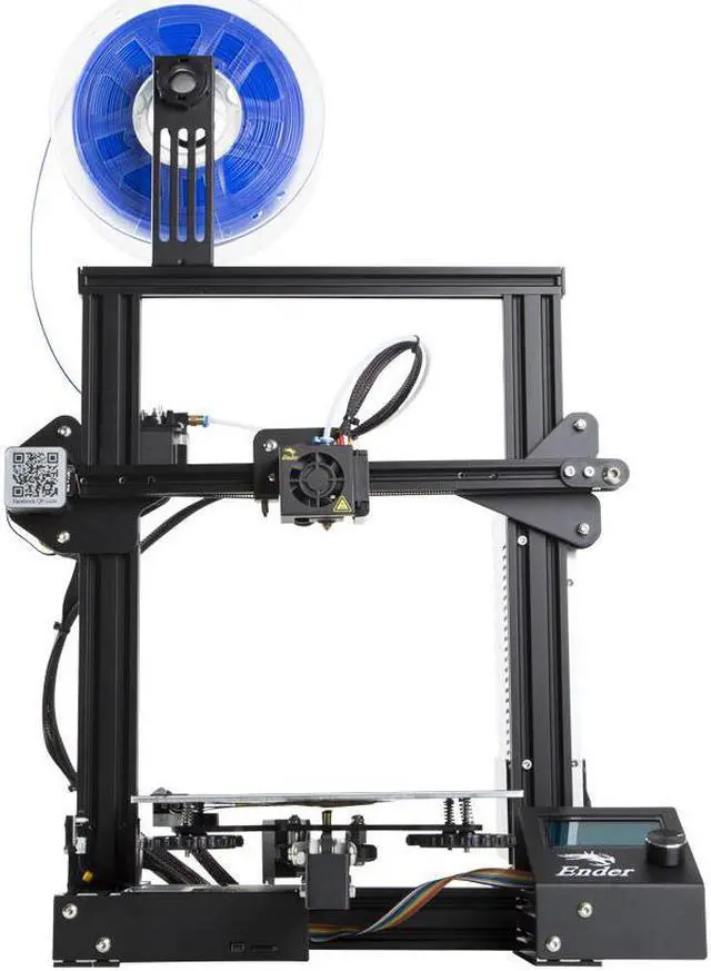 Alt view image 4 of 5 - Ender-3 3D Printer 220x220x250mm Printing Size With Power Resume Function/V-Slot with POM Wheel/1.75mm 0.4mm Nozzle