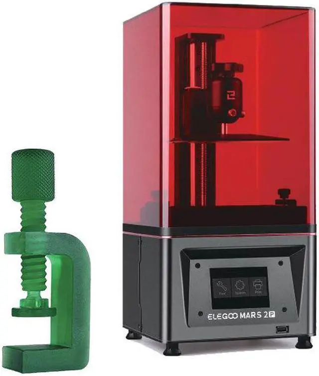 Alt view image 3 of 5 - Mars 2 Pro Mono MSLA 3D Printer UV Photocuring LCD Resin 3D Printer with 6.08inch 2K Monochrome LCD Printing Size 129x80x160mm