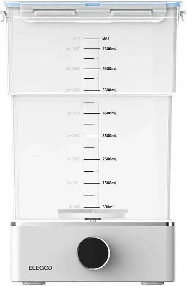 Alt view image 4 of 4 - MercuryX Bundle Washing and Curing Machine with Transparent Yellow Shade/8000ML Large-capacity Design/360 ° Three-Dimensional Curing