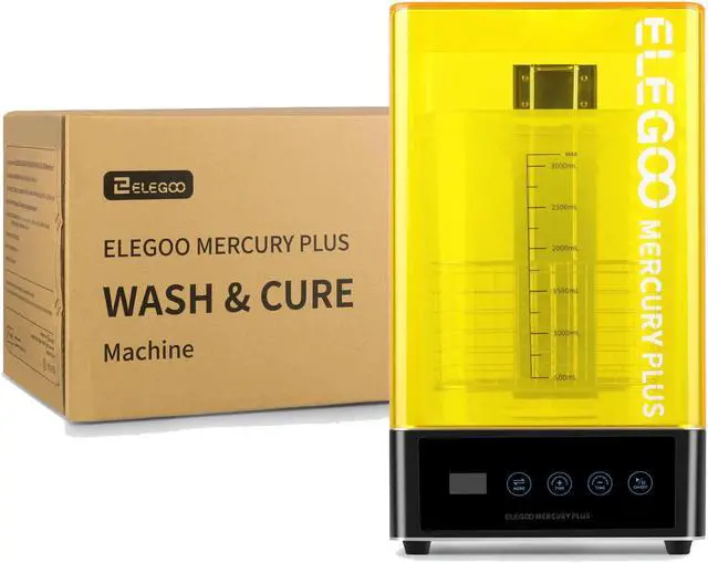 Alt view image 3 of 5 - MercuryPlus 2 in 1 Washing and Curing Machine for LCD/DLP/SLA 3D Printed Models with 360-degree Rotating Turntable
