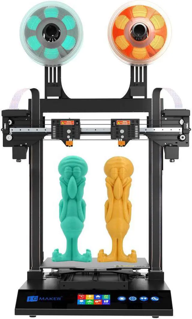 Alt view image 3 of 5 - ArtistD Pro Dual Extruder Independent 3D Printer Kit 300*300*340mm Print Size with Dual Extruder Diversity/Ultra-Silent Mainboard/Meanwell Power Supply