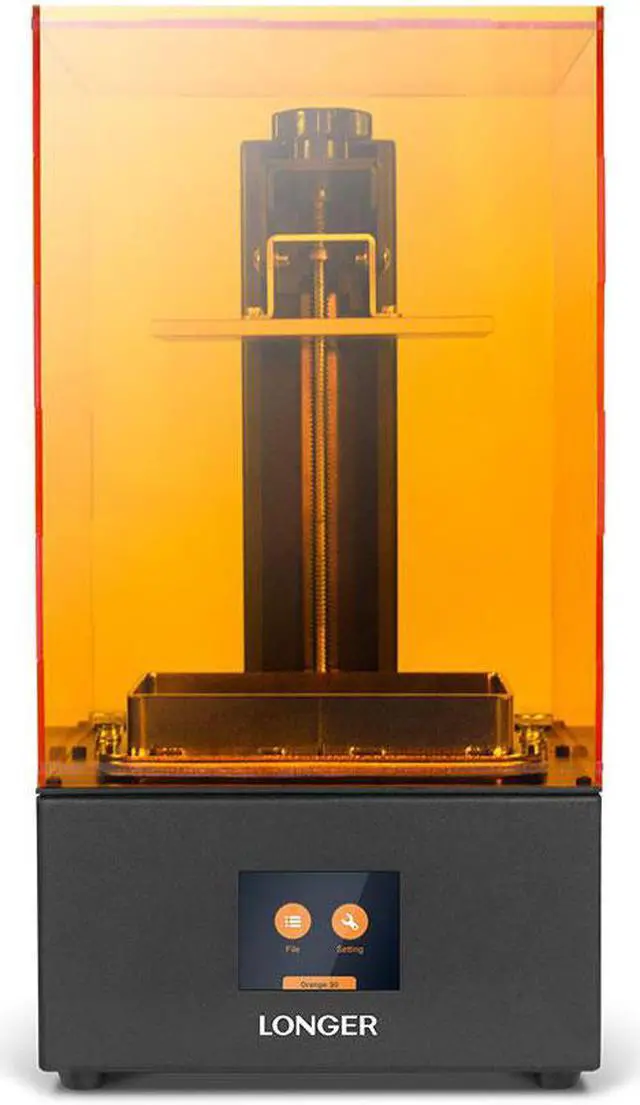 Alt view image 2 of 4 - Orange 30 Upgraded SLA Light Curing UV Resin 3D Printer 2K High Resolution LCD120*68*170mm Print Size with Touch Color Screen/Parallel LED Lighting
