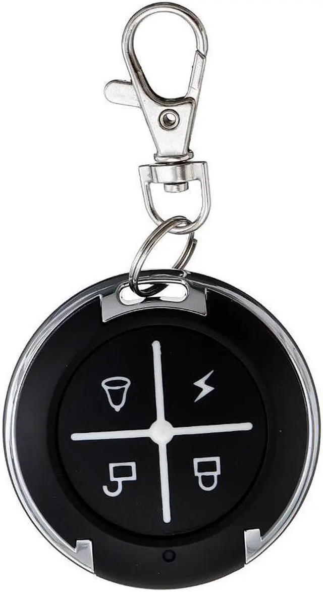 Alt view image 2 of 5 - Black Round Self-copying Remote Control Transmitter For Electric Door Garage Gate Wireless Remote Switch